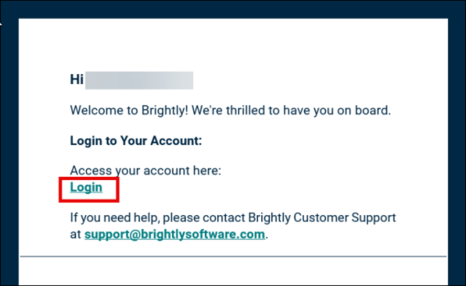 Login Link on Email